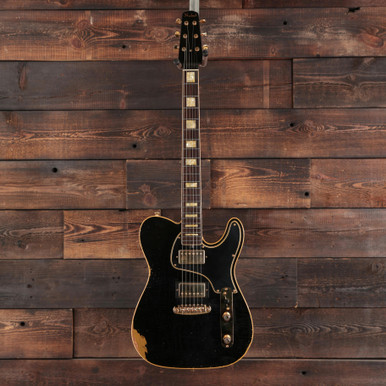 Shabat Guitars Lion Justin Derrico Black over Gold - Image 6