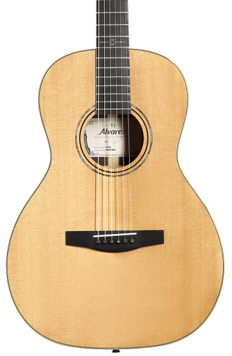 B Stock : Alvarez Laureate LP70HFE Parlour Electro Acoustic in Natural 001 - Image 2