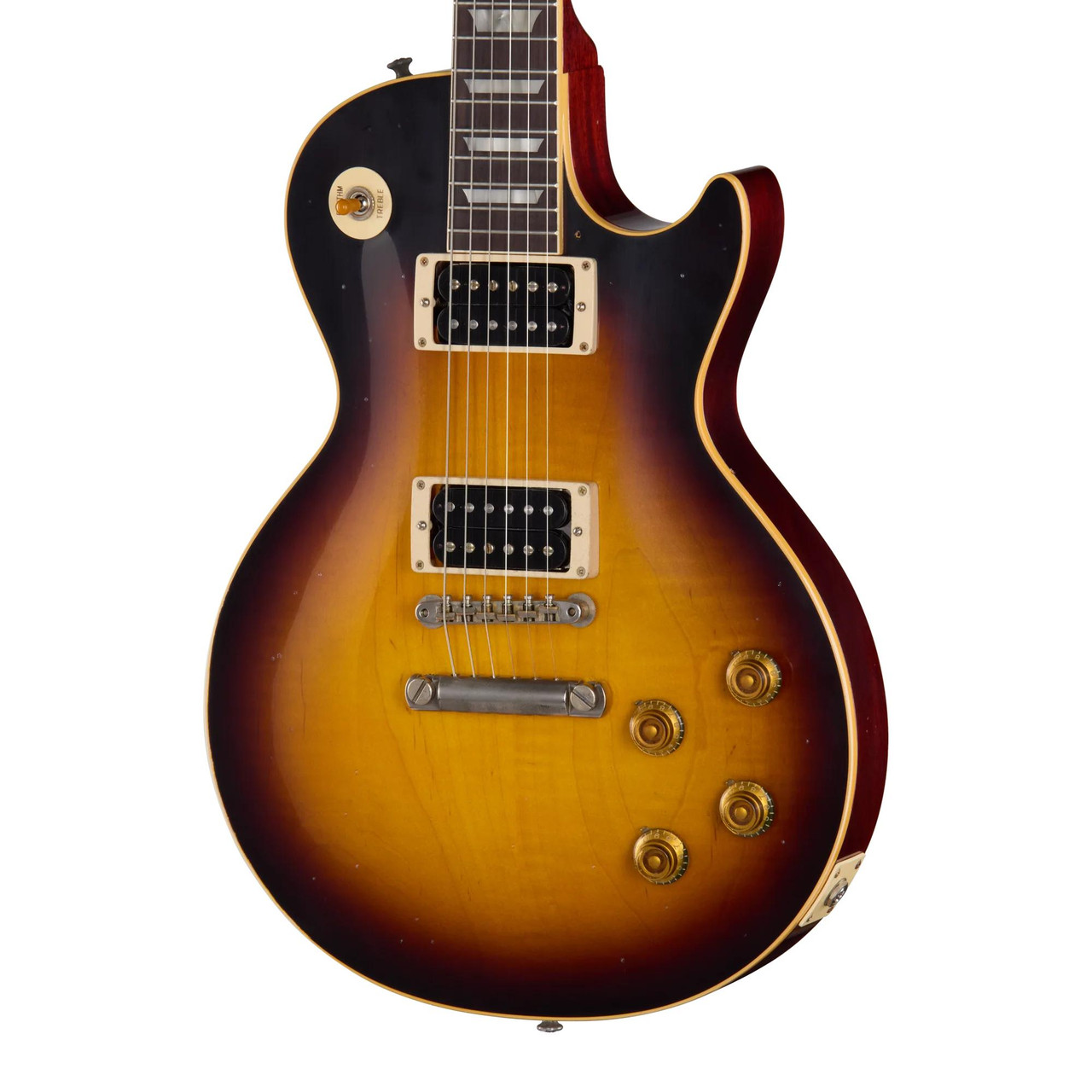 Gibson Custom LE 1958 Les Paul Standard Reissue with Light Figured Maple Top, Light Aged, Athens Burst - Image 1