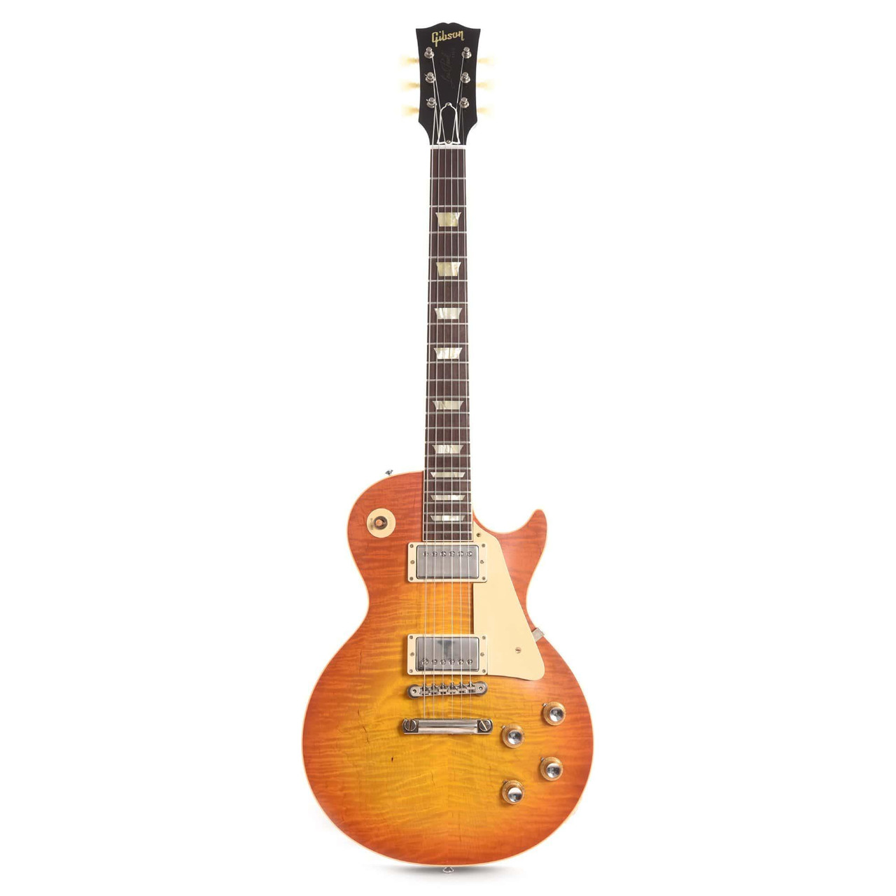 Gibson Custom Shop Murphy Lab Collection 1960 Les Paul Standard Reissue Ultra Light Aged in Orange Lemon Fade - Image 5