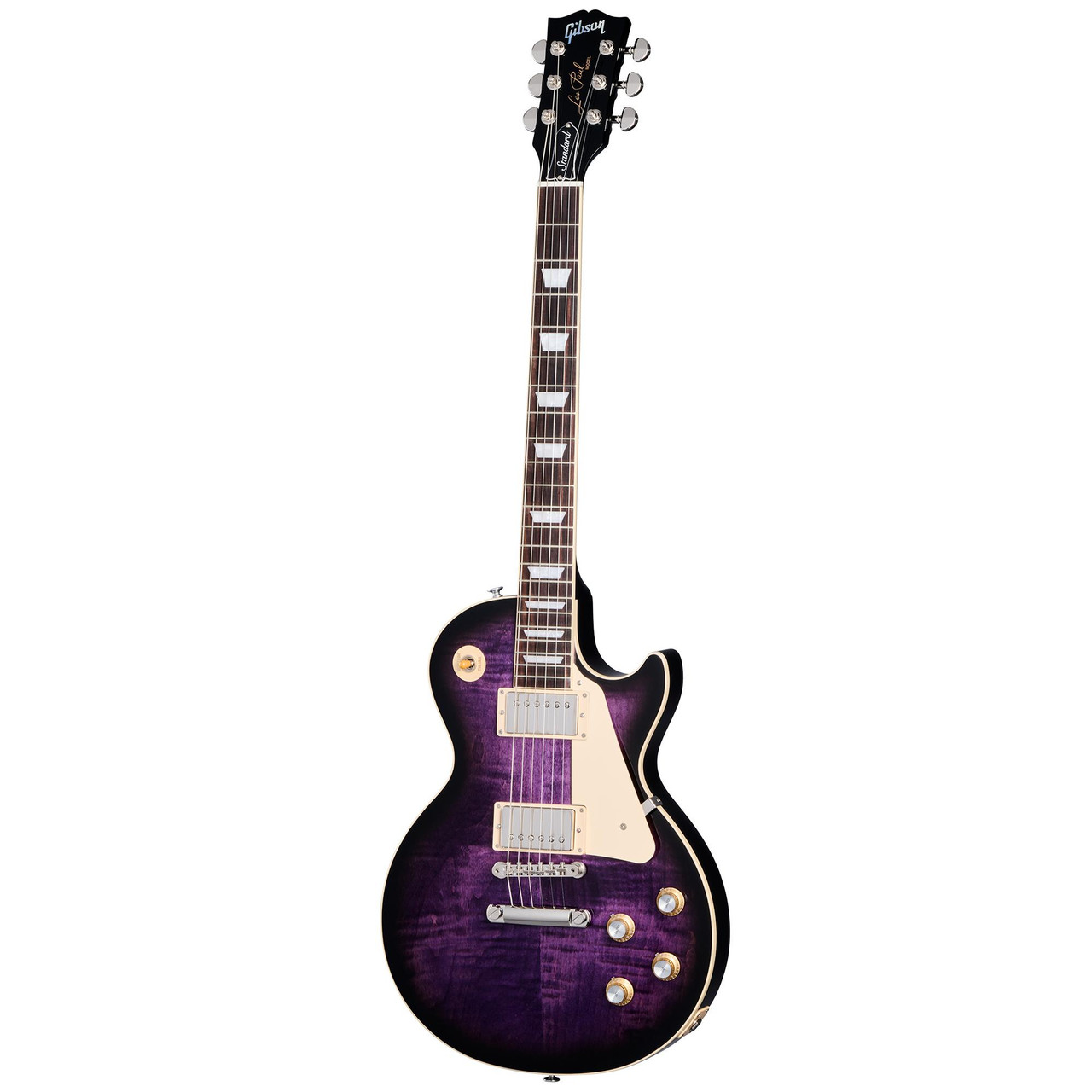 Gibson Les Paul Standard 60s Figured Top in Dark Purple Burst - Image 5