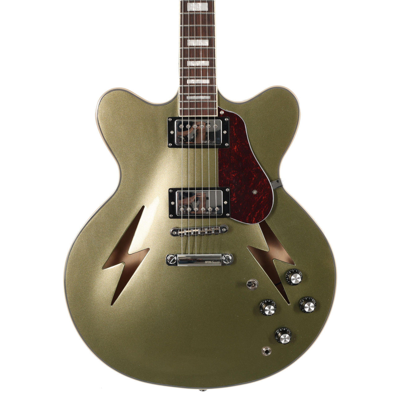 Soloking Live Wire HH Semi Hollow Electric Guitar in Cadillac Green