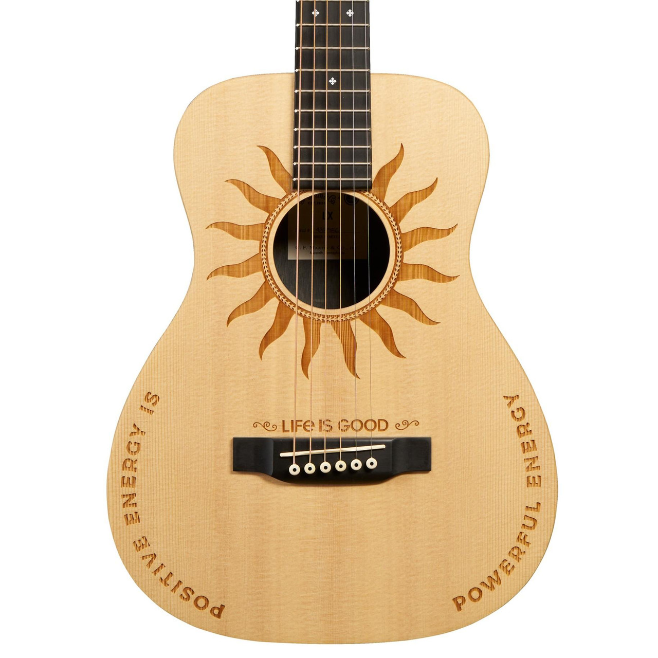 Martin LX2 Life Is Good Travel Acoustic Guitar - Image 1