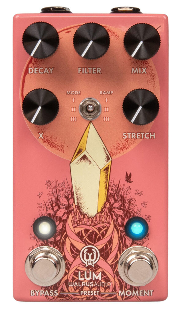 Walrus Audio Lum Texture Engine Reverb Pedal in Guava