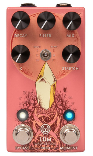 Walrus Audio Lum Texture Engine Reverb Pedal in Guava