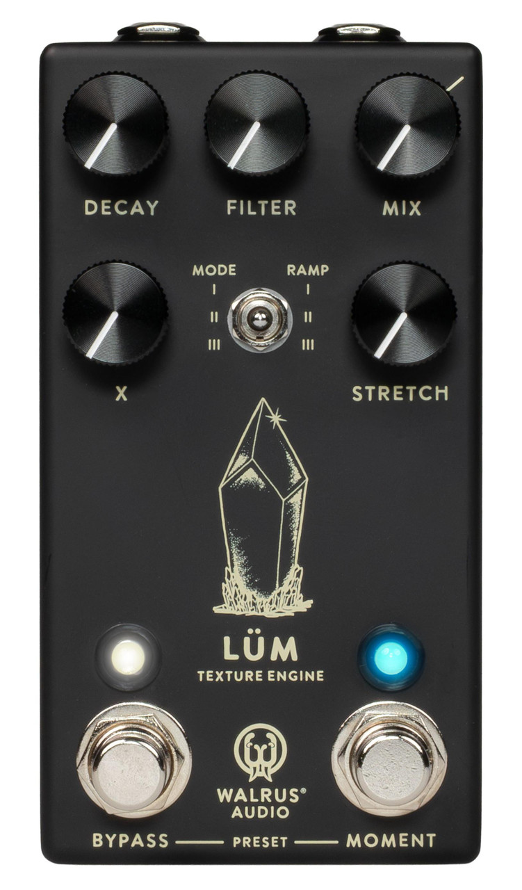 Walrus Audio Lum Texture Engine Reverb Pedal in Black