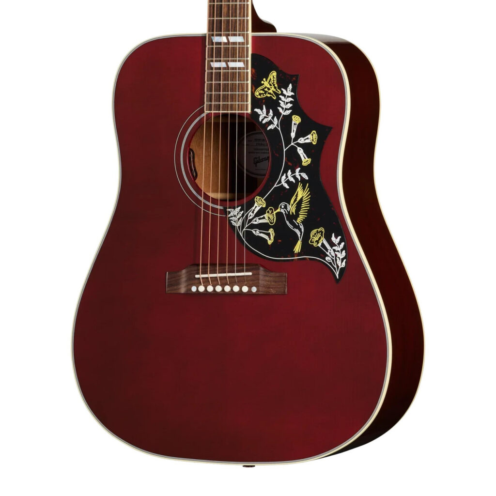 Gibson Hummingbird Standard Electro Acoustic in Wine Red