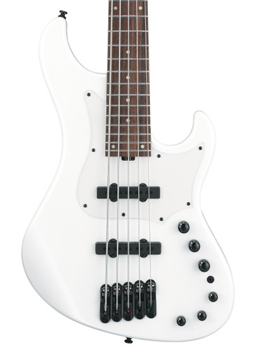 B Stock : Ibanez MDM1005-PW Mode 5-String Bass Guitar in Pearl White - 001 - Image 1