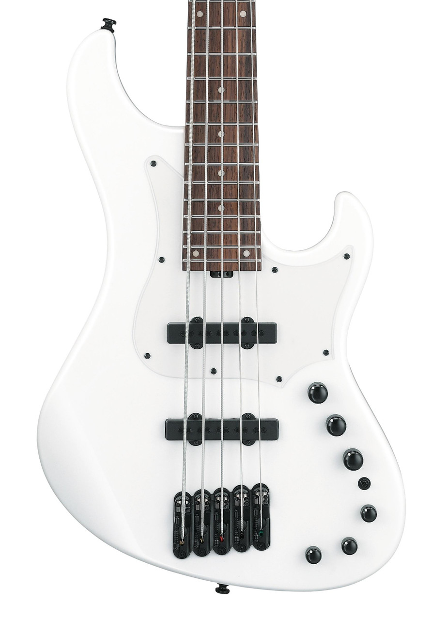 B Stock : Ibanez MDM1005-PW Mode 5-String Bass Guitar in Pearl White - 001 - Image 2