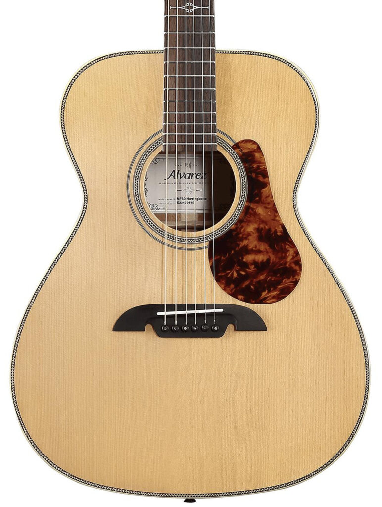 B Stock : Alvarez Masterworks MF60E Folk OM Electro Acoustic in Natural - 001