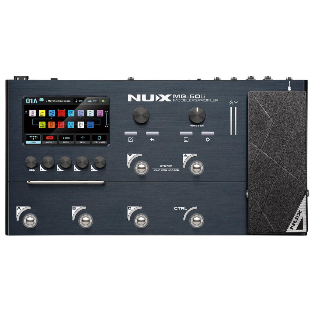 B Stock : Nux MG-50Li Guitar & Bass Multi-FX Processor and Profiler with Built in Rechargeable Battery - 002