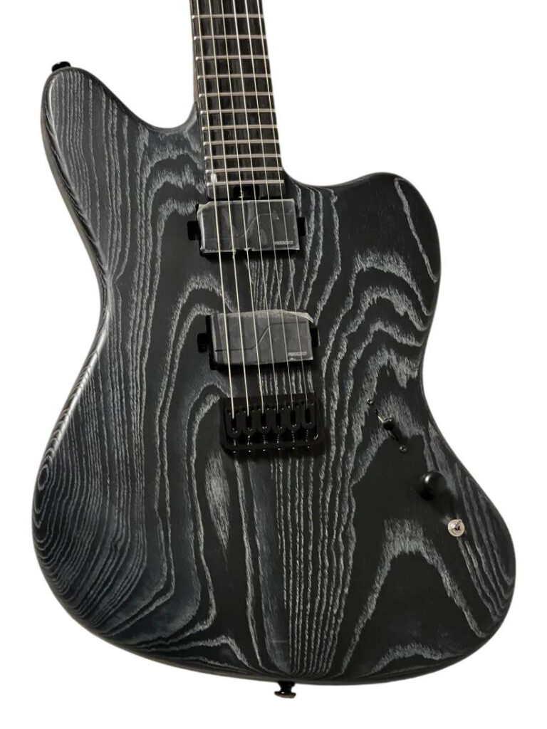 Soloking MJM-1 Custom HH Electric Guitar in Driftwood Black