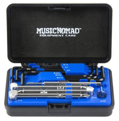 MusicNomad Premium Guitar Tech Truss Rod Wrench 11 Piece Set