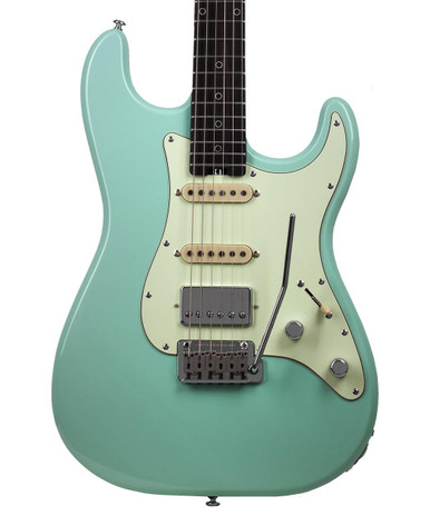 Schecter Nick Johnston Traditional 10th Anniversary HSS Atomic Green - Image 1