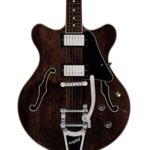 Orangewood Clementine Bigsby Semi-Hollow Electric Guitar in Dark Walnut