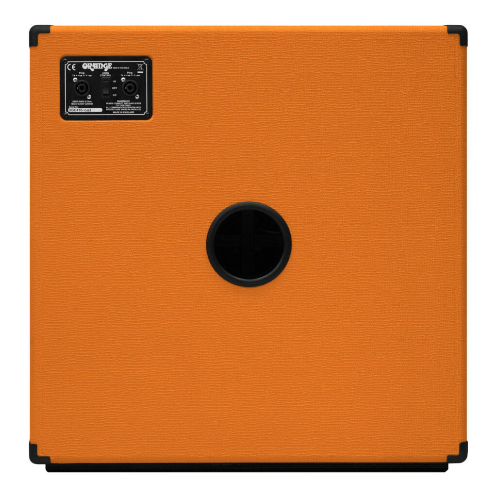 Orange OBC410 HC Bass Cab with Celestion Pulse XL 10-inch speakers