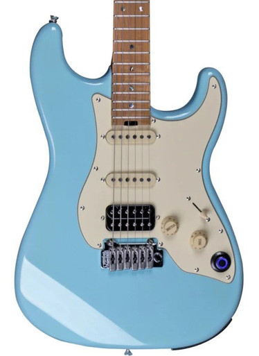 Mooer GTRS P801 Professional Intelligent Guitar In Blue Roasted Maple Board
