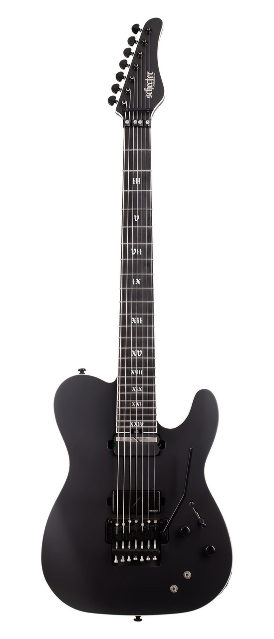 Schecter PT 7 FR-S SLS Elite Evil Twin in Satin Black - Image 5