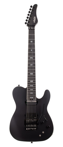 Schecter PT 7 FR-S SLS Elite Evil Twin in Satin Black - Image 2