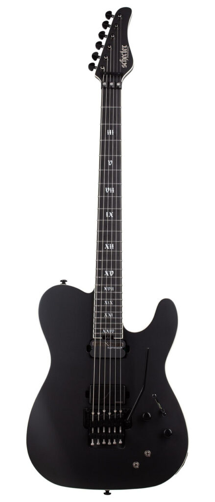 Schecter PT FR-S SLS Elite Evil Twin in Satin Black