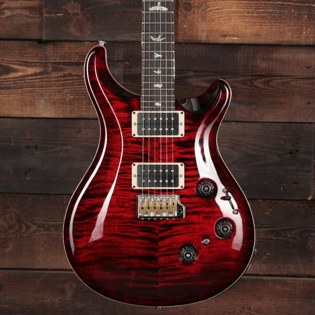 PRS Custom 24 Piezo Maple Top Rosewood Fretboard in Fire Red Burst