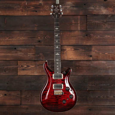 PRS Custom 24 Piezo Maple Top Rosewood Fretboard in Fire Red Burst - Image 6