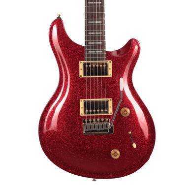 B Stock : Sire Larry Carlton Q7 Gold Hardware Electric Guitar in Red Sparkle - 002