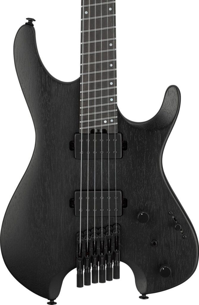 Ibanez QX52B-WKQ Q Series Headless Electric Guitar in Weathered Black