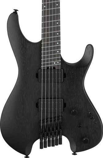 Ibanez QX52B-WKQ Q Series Headless Electric Guitar in Weathered Black