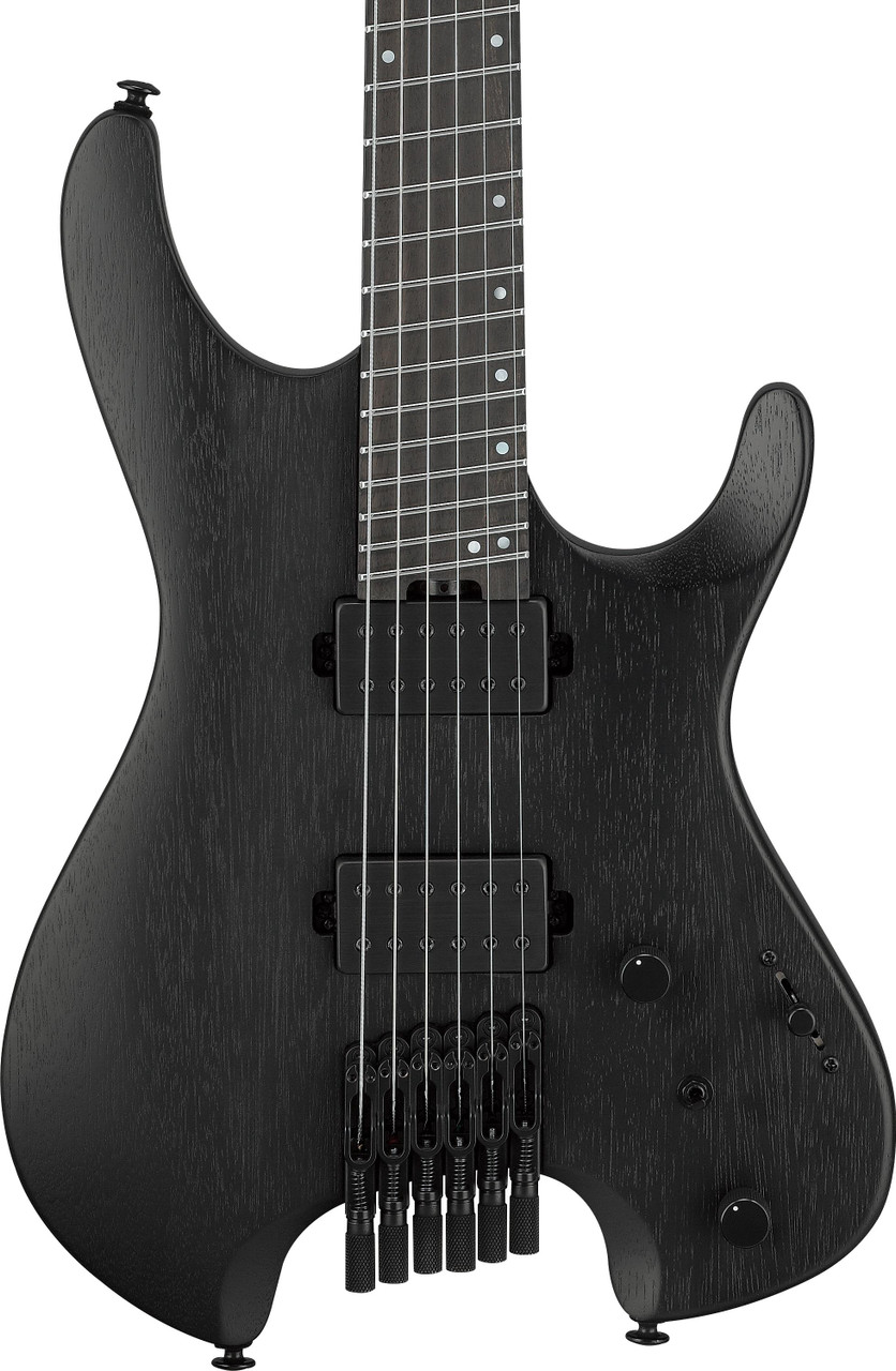 Ibanez QX52B-WKQ Q Series Headless Electric Guitar in Weathered Black
