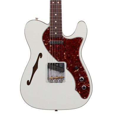 Fender Custom Shop '50s Thinline Telecaster Deluxe Closet Classic in Super Faded Aged Sonic Blue