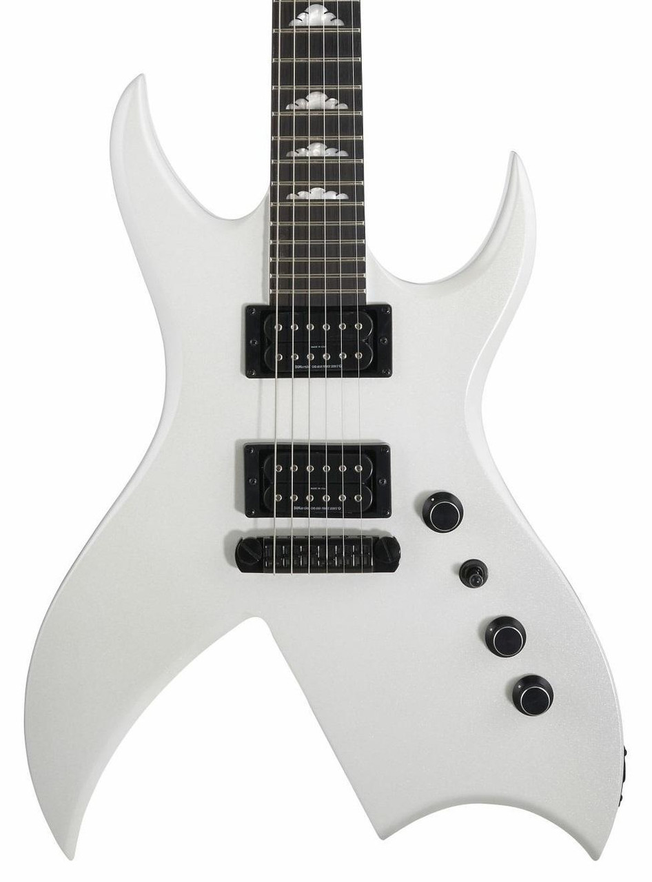 BC Rich Rich B Legacy Electric Guitar with Tone Pros in Glitter White - Image 1