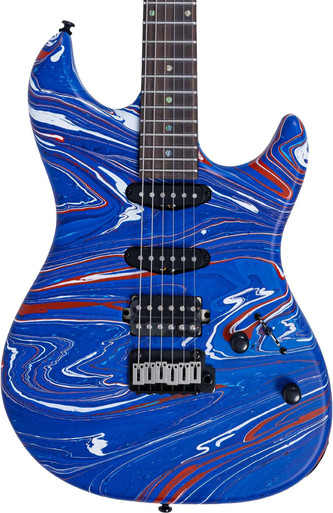 B Stock : Sire S7 New Gen Electric Guitar in Blue Swirl - 001