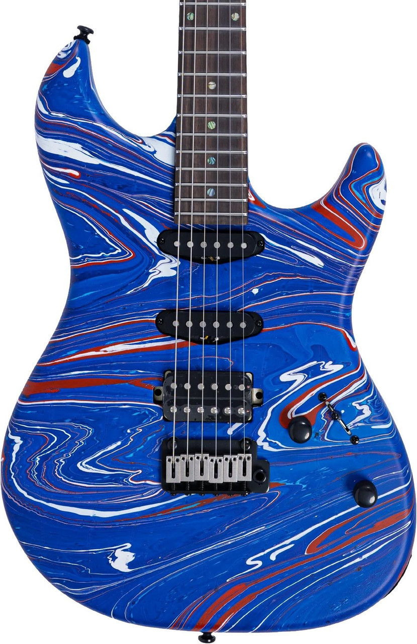 B Stock : Sire S7 New Gen Electric Guitar in Blue Swirl - 001 - Image 2