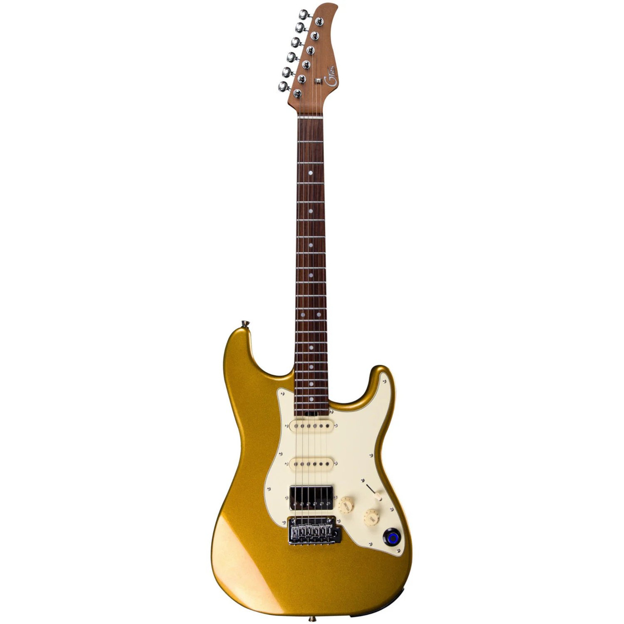Mooer GTRS S800 Standard Intelligent Guitar in Gold Rosewood Board - Image 5