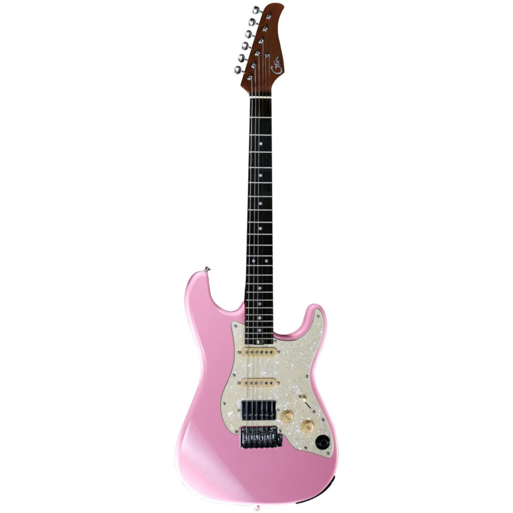 Mooer GTRS S800 Standard Intelligent Guitar in Shell Pink Rosewood Board