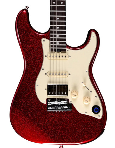 Mooer GTRS S800 Standard Intelligent Guitar in Metal Red Rosewood Board