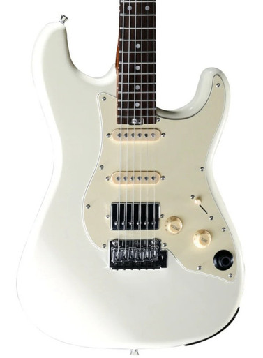 Mooer GTRS S800 Standard Intelligent Guitar in Vintage White Rosewood Board