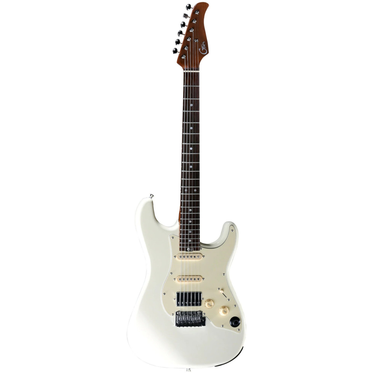 Mooer GTRS S800 Standard Intelligent Guitar in Vintage White Rosewood Board - Image 5