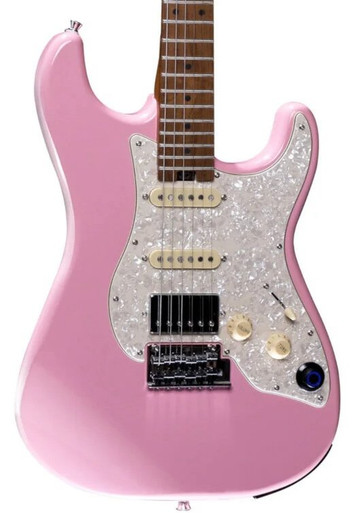 Mooer GTRS S801 Standard Intelligent Guitar In Pink Roasted Maple Board