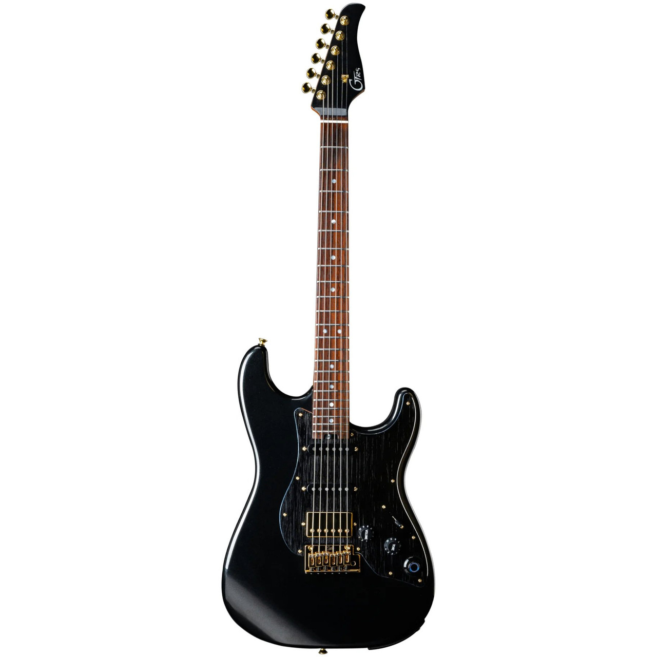 Mooer GTRS S900 Standard Intelligent Guitar In Pearl Black Rosewood Board - Image 5