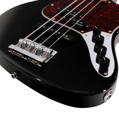 Sadowsky MetroExpress SMX 21 Fret Hybrid PJ 4-String in Black Pearl, Morado - Image 2