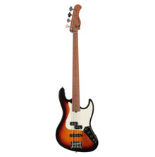 Sadowsky MetroExpress SMX 21 Fret Hybrid PJ 4-String in Tobacco Burst, Roasted Maple - Image 3