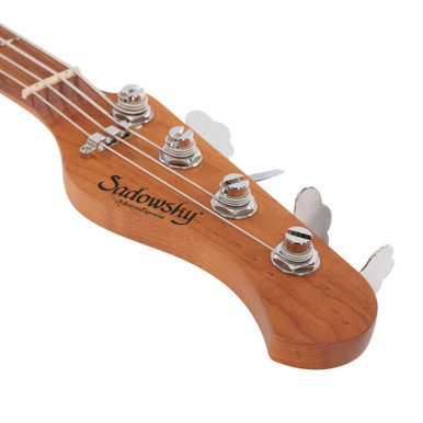Sadowsky MetroExpress SMX 21 Fret Hybrid PJ 4-String in Tobacco Burst, Morado - Image 6