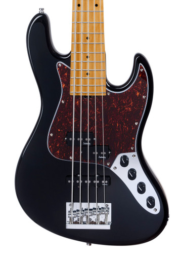 Sadowsky MetroExpress SMX 21 Fret Hybrid PJ 5-String in Black Pearl, Roasted Maple