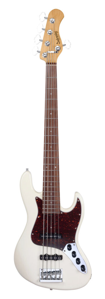 Sadowsky MetroExpress SMX 21 Fret Standard JJ 5-String in Olympic White, Morado
