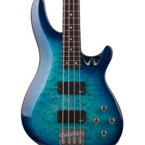 Schecter C-4 Plus Bass Guitar in Ocean Blue Burst
