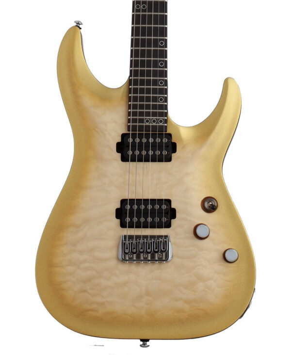 Schecter Omen Extreme-II Electric Guitar in Natural Gold Burst