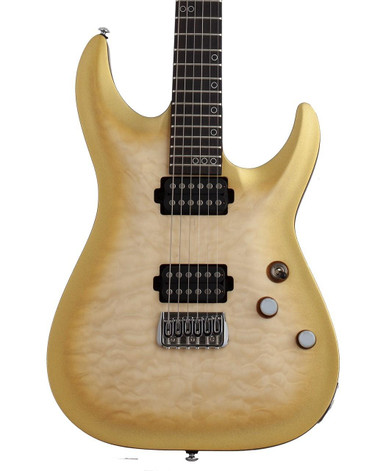 Schecter Omen Extreme-II Electric Guitar in Natural Gold Burst