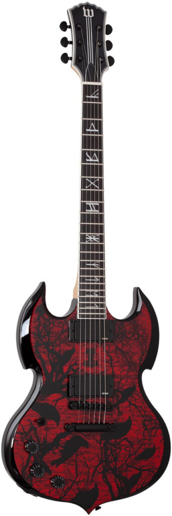 Wylde Audio Left Handed Barbarian in Blood Raven